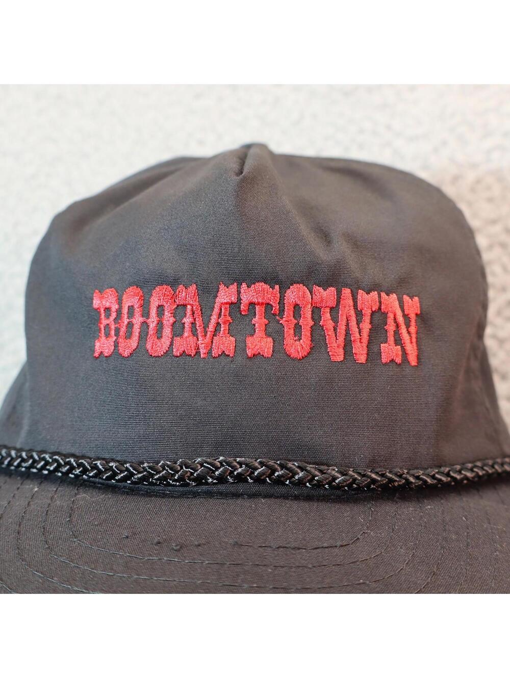 Boomtown Hotel Casino Las Vegas Cap Hat Rope Vtg 80 Snapback